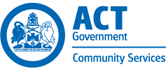 Australian Capital Territory government logo for Community Housing