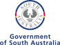 Logo of South Australia government. 